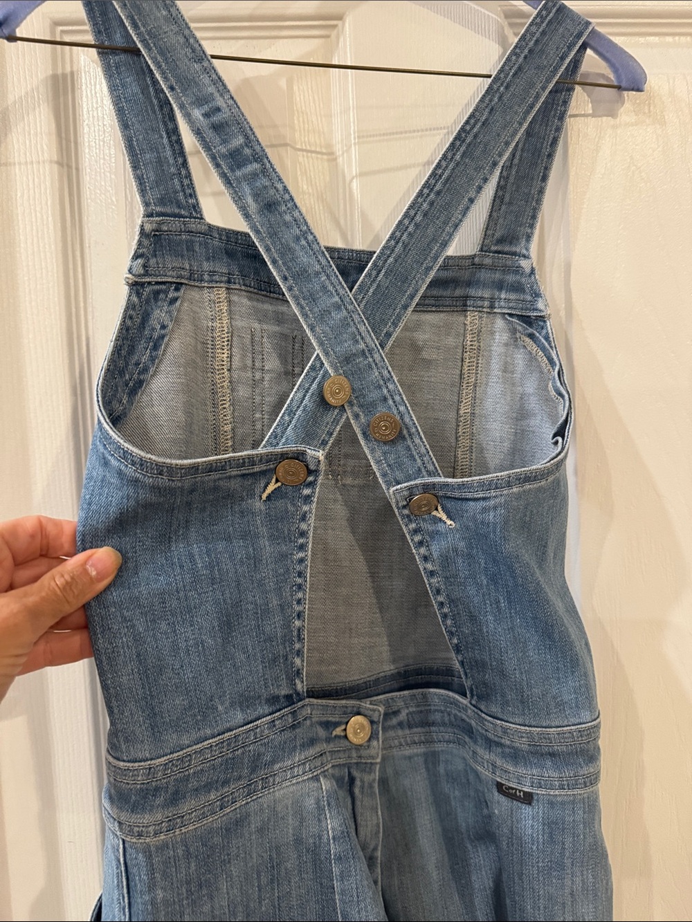 Citizens of Humanity Light Wash Blue Denim Overalls — Women Jeans